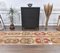 3x13 Antique Turkish Oushak Handmade Wool Ikat Runner Rug, Image 2