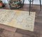 2x4 Vintage Turkish Oushak Oriental Yellow Handmade Runner Rug, Image 3