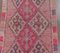 2x12 Vintage Turkish Oushak Handmade Wool Rug in Pink, Image 6
