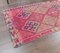 2x12 Vintage Turkish Oushak Handmade Wool Rug in Pink 4