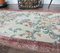 2x4 Vintage Turkish Oushak Handmade Floral Beige Wool Runner Rug 5