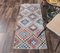 2x5 Vintage Turkish Kitchen Oushak Rug or Hallway Runner, Image 2