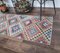 2x5 Vintage Turkish Kitchen Oushak Rug or Hallway Runner, Image 4