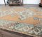 3x9 Vintage Turkish Oushak Handmade Wool Runner Carpet 5