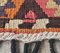 Alfombra de tejido plano de lana hecha a mano Kilim Oushak turca vintage 3x4 mini, Imagen 5