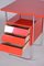 Czech Functionalism Red Chrome Writing Desk, 1940s 6