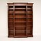 Antique Sheraton Style Inlaid Open Bookcase, 1950s 1