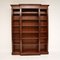 Antique Sheraton Style Inlaid Open Bookcase, 1950s, Image 1