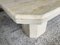 Table Basse Octogonale Vintage en Travertine, Italie, 1970s ou 1980s 11