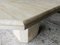 Vintage Italian Octagonal Travertine Coffee Table, 1970s or 1980s 10