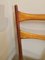Sillas de comedor italianas con estructura de madera y asiento de tela color crema al estilo de Osvaldo Borsani, años 50. Juego de 6, Imagen 15