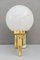 Big Antique Wall Lamp with Opal Glass 5