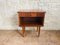 Vintage Scandinavian-Style Nightstand with Tapered Legs, 1960s, Image 1