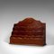 Antique Edwardian English Mahogany Desk Tidy or Stationery Rack, Circa 1910, Image 3