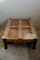 Industrial Pallet Coffee Table with Glass Top, Image 5