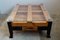 Industrial Pallet Coffee Table with Glass Top, Image 4