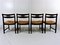 Wenge Dining Chairs, 1960s, Set of 4 3