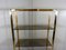 Large Brass & Smoked Glass Display Shelf, 1970s, Image 5