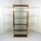 Large Brass & Smoked Glass Display Shelf, 1970s 11