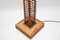 Bamboo & Suede Floor Lamp, 1970s, Image 6