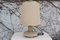 Lampada da tavolo in marmo, ottone e plastica, anni '60, Immagine 1