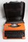 Orange 210 Typewriter from Brother, 1980s 32