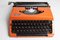 Orange 210 Typewriter from Brother, 1980s, Image 28