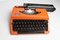 Orange 210 Typewriter from Brother, 1980s, Image 1