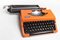 Orange 210 Typewriter from Brother, 1980s 23