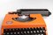 Orange 210 Typewriter from Brother, 1980s 12