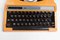 Orange Silver Reed 100 Typewriter from Seiko co. Ltd, 1970s 3