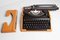 Orangefarbene Reed 100 Schreibmaschine aus Silber von Seiko co. Ltd, 1970er 15