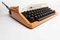 Orangefarbene Reed 100 Schreibmaschine aus Silber von Seiko co. Ltd, 1970er 17