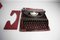 Gossen Tippa Majenta Schreibmaschine, 1950er 6