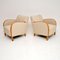 Vintage Swedish Satin Birch Lounge Chairs, Set of 2, Image 3