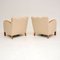 Vintage Swedish Satin Birch Lounge Chairs, Set of 2 10