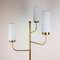 Vintage Floor Lamp with 3 Opaline Glasses, 1960s 7