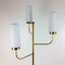 Vintage Floor Lamp with 3 Opaline Glasses, 1960s, Image 3