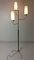 Vintage Floor Lamp with 3 Opaline Glasses, 1960s 11