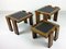 Tables Gigognes Vintage, 1960s, Set de 3 2