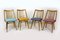 Oak Dining Chairs from Interier Praha, 1960s, Set of 4, Image 11