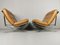 Leatherette & Chrome Lotus Chairs by Ico Luisa Parisi for MIM, 1960s, Set of 2 2