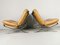 Sillas Lotus de cromo y cuero sintético de Ico Luisa Parisi para MIM, años 60. Juego de 2, Imagen 4