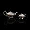 English Silver-Plated Tea Service from Viners of Sheffield, 1960s, Set of 2 1