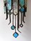 Italian Hammered Glass and Wrought Iron Sconces from Longobardo, 1970s, Set of 2, Image 5