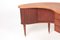 Danish Teak Kidney Desk by Tibergaard Nielsen for Ikast Møbler, 1950s 3