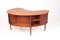 Danish Teak Kidney Desk by Tibergaard Nielsen for Ikast Møbler, 1950s 6