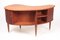 Danish Teak Kidney Desk by Tibergaard Nielsen for Ikast Møbler, 1950s 8