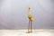 Hollywood Regency Messing Kranich Vogel Skulptur, 1960er 3