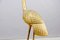 Hollywood Regency Brass Crane Bird Sculpture, 1960s 4